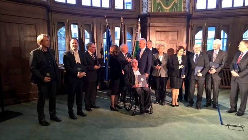 Überrreichung des Verdiensordens der Bundesrepublik Deutschland