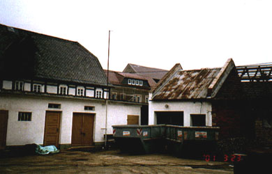 Umgebindehaus Kleene Schänke Hofansicht