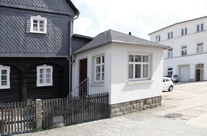 Pförtnerhaus, Bauarbeiten abgeschlossen Pförtnerhaus, Bauarbeiten abgeschlossen