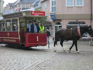 Stadtführung Döbeln, Pferdebahn, Foto: Peter Mallwitz
