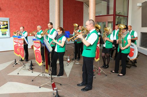 Musikalische Begrüßung durch den Musikverein Lampertswalde e.V.