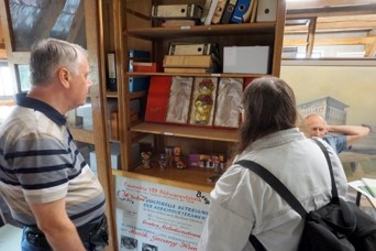 Lebendiges Netzwerk Industriekultur im Ehrenamt Tagung mit Markt der Akteure auf Schloss Krobnitz im August 2023