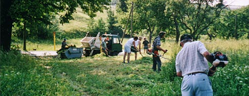 Arbeitseinsätze RG Goldnen Höhe, Foto: Veronica Teicher